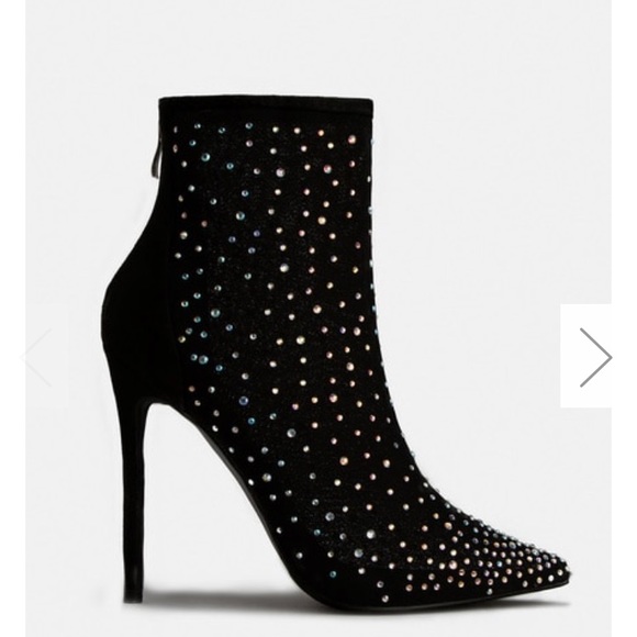 💥NEW💥 Rhinestone Pointy Toe Booties!🔥 - Picture 5 of 7